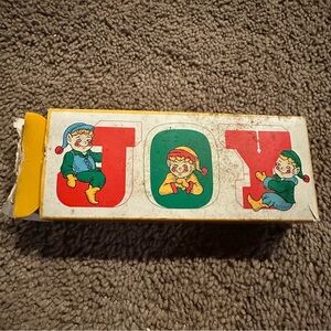 Vtg | Joy Holiday Candles